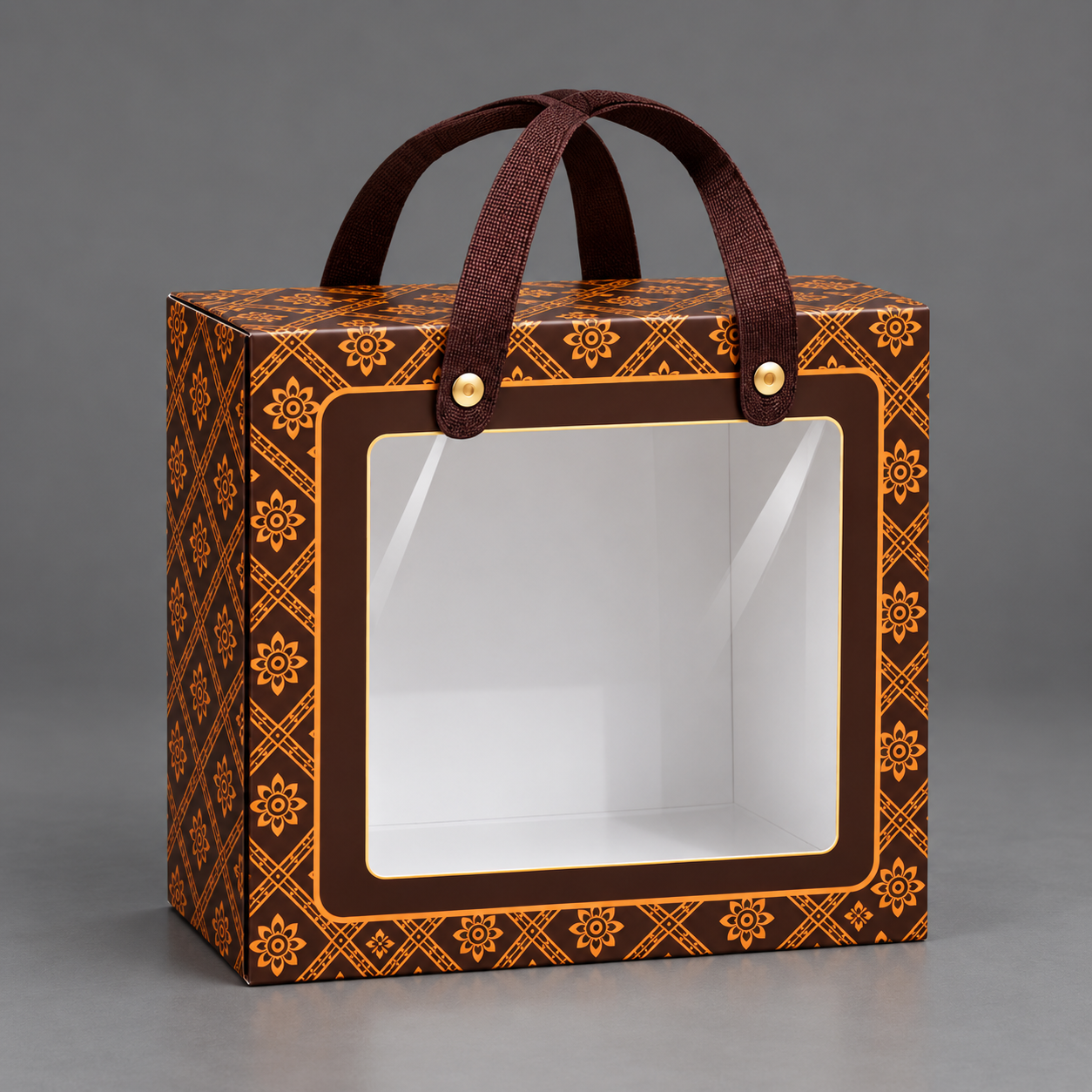 Window Gift Box – Black & Gold