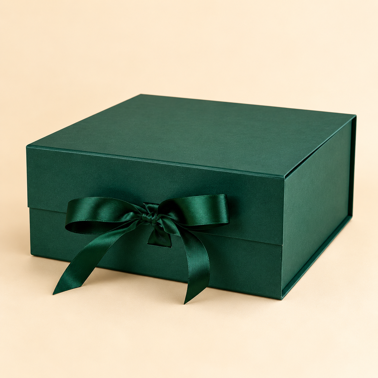 Premium Ribbon Gift Box – Green