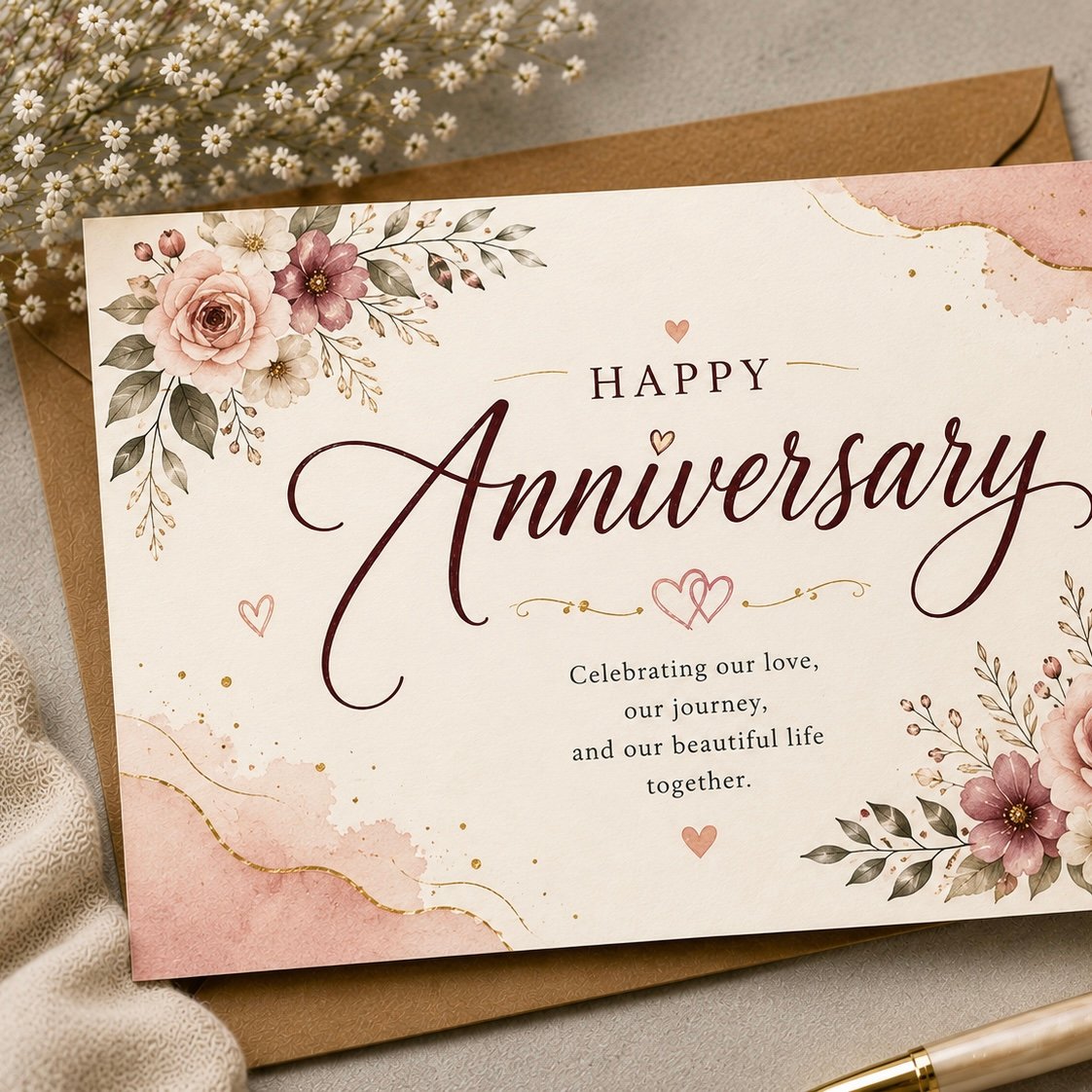 Happy anniversary card