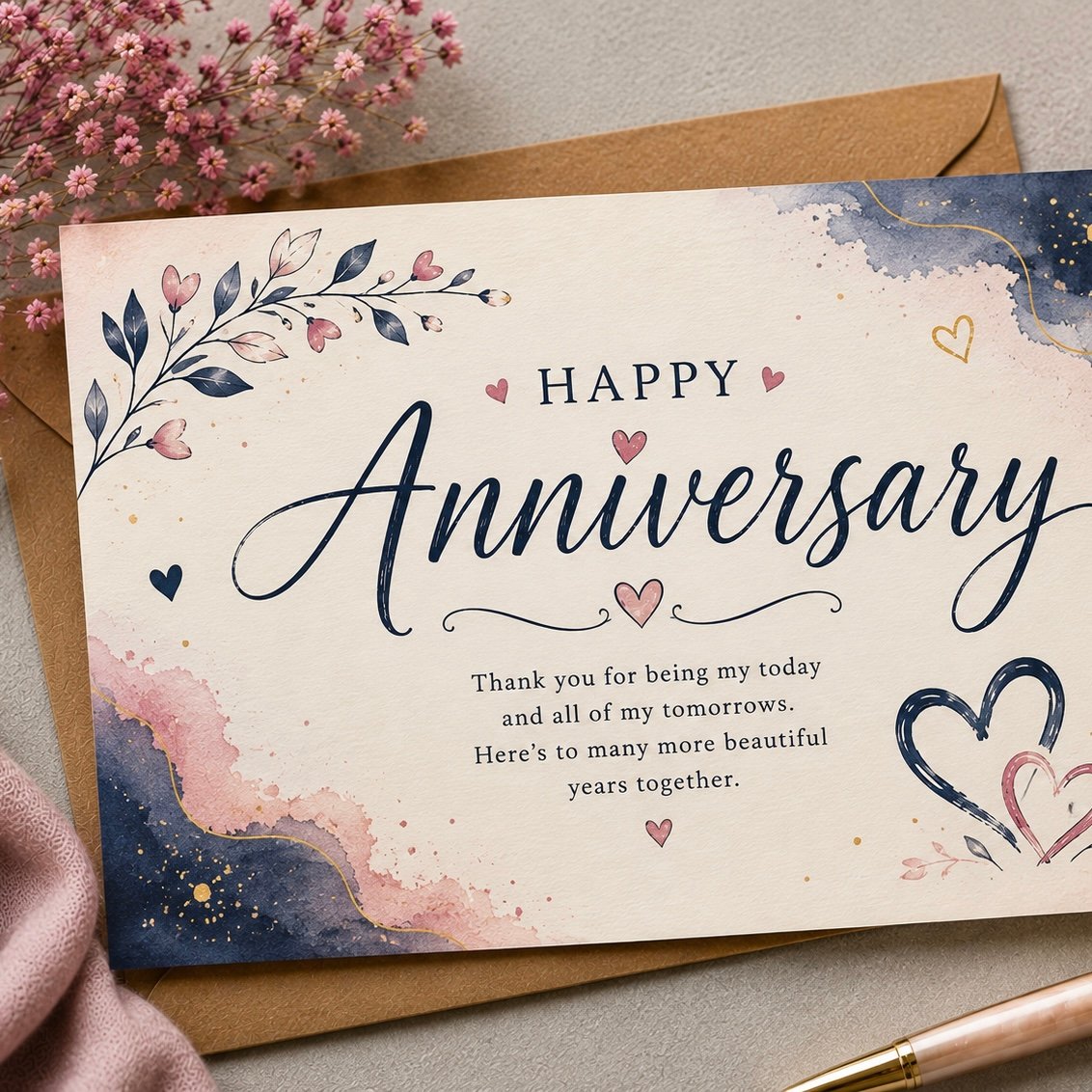 Happy anniversary card